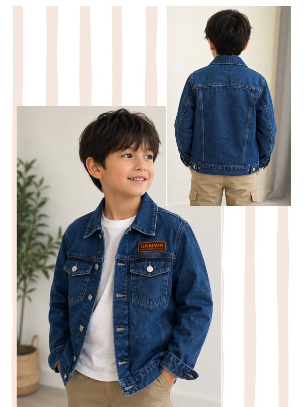 NWT Zara Kids DNMWR Quilted Lined Denim Jacket Size 10 (140 cm) Blue